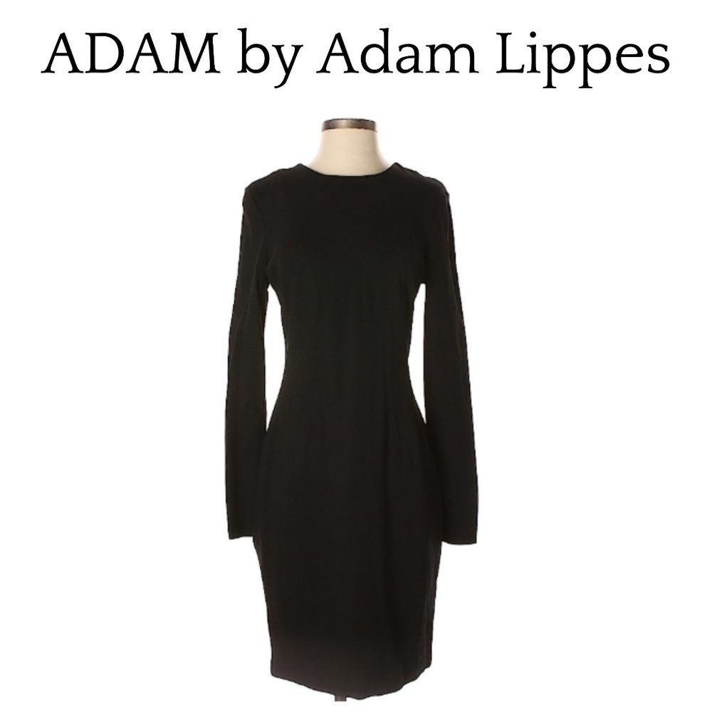 ADAM by Adam Lippes Casual Black Dress Size 8